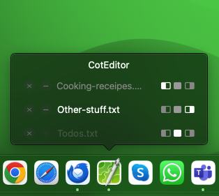 DockAppToggler Interface